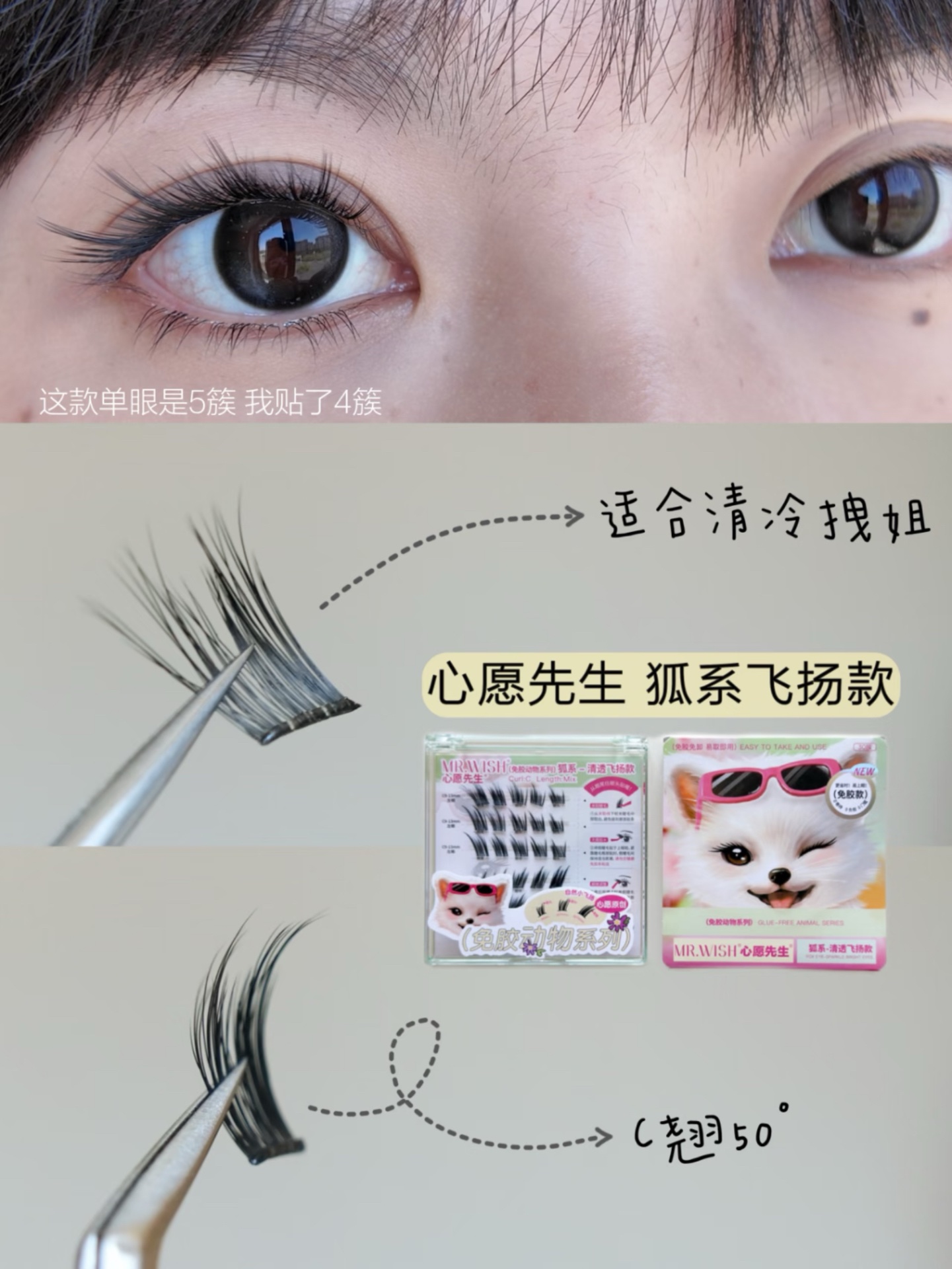 Mr.Wish 免胶睫毛 | 狐白白 - Image 2